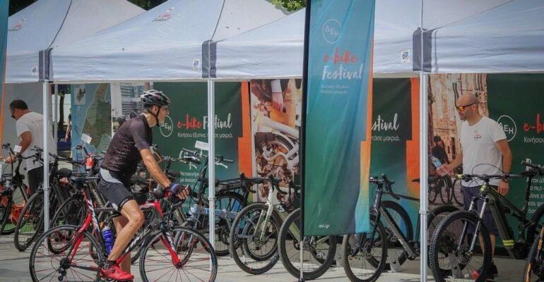 Ο Δήμος Πετρούπολης φιλοξενεί το ΔΕΗ e-bike festival