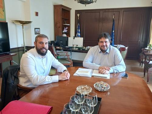 Ο Δήμαρχος Πετρούπολης συναντήθηκε με τον Αναπληρωτή Υπουργό Εσωτερικών, Θ. Λιβάνιο