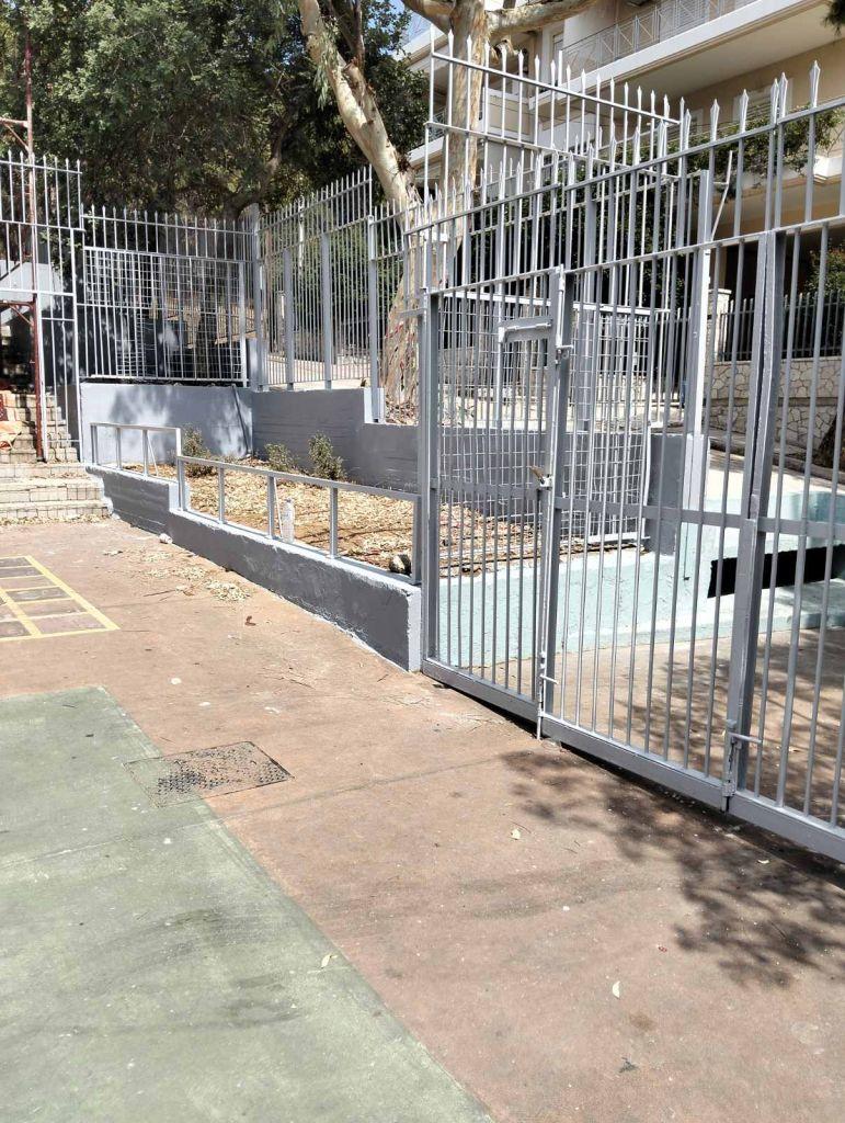 Αυτοψία των εργασιών σε σχολεία της πόλης μας