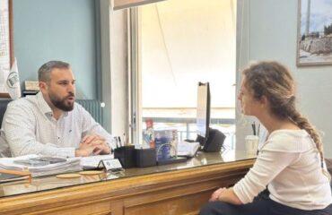 Συνάντηση του Δημάρχου με την Πρόεδρο του Σ.Ε.Α.