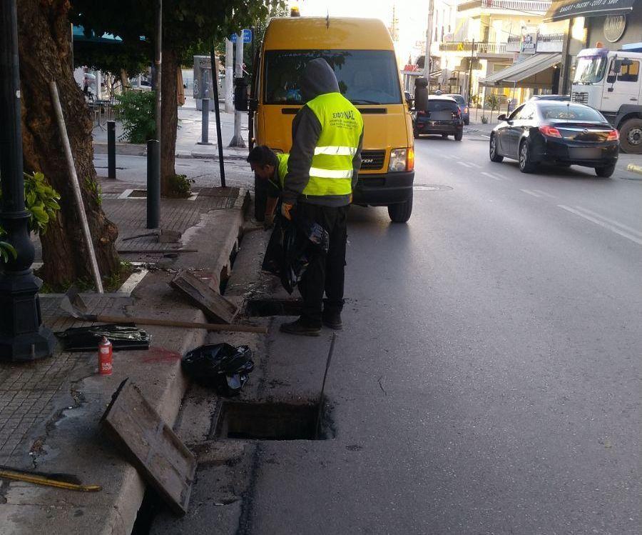 Συνεχίζεται ο καθαρισμός φρεατίων