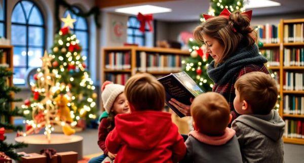 «Χριστούγεννα στη Βιβλιοθήκη» με αναγνώσεις παραμυθιών