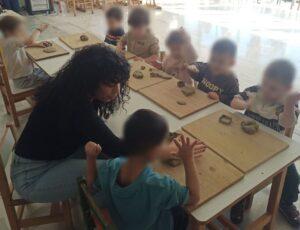 Ενιαίο Παιδαγωγικό Πρόγραμμα: Το τμήμα Κεραμικής επισκέφτηκαν οι Δημοτικοί Παιδικοί Σταθμοί