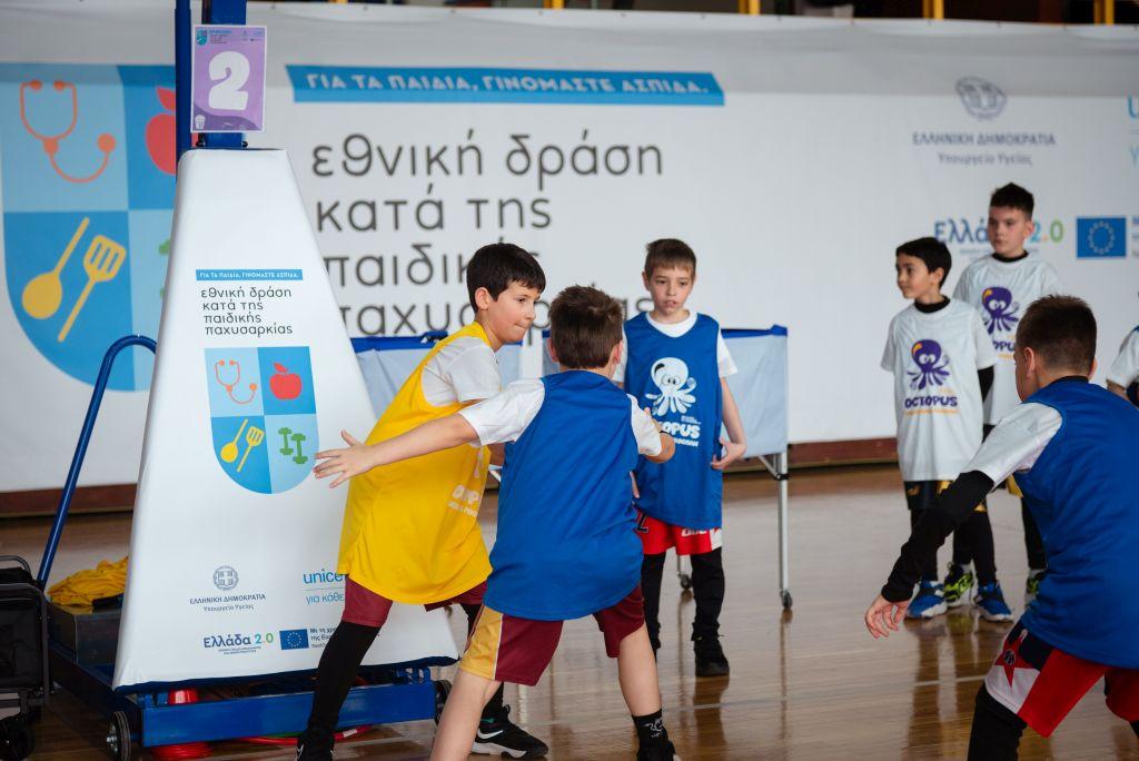 «Healthy Hoops 4ALL»: Γέμισε χαρούμενους λιλιπούτειους καλαθοσφαιριστές το «Ν. Παξιμαδάς»