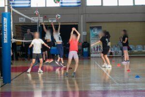 Ενθουσιασμός και χαμόγελα στην ετήσια εκδήλωση των δημοτικών τμημάτων μπάσκετ, βόλεϊ Ενθουσιασμός και χαμόγελα στην ετήσια εκδήλωση των δημοτικών τμημάτων μπάσκετ, βόλεϊ