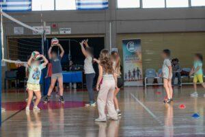 Ενθουσιασμός και χαμόγελα στην ετήσια εκδήλωση των δημοτικών τμημάτων μπάσκετ, βόλεϊ Ενθουσιασμός και χαμόγελα στην ετήσια εκδήλωση των δημοτικών τμημάτων μπάσκετ, βόλεϊ