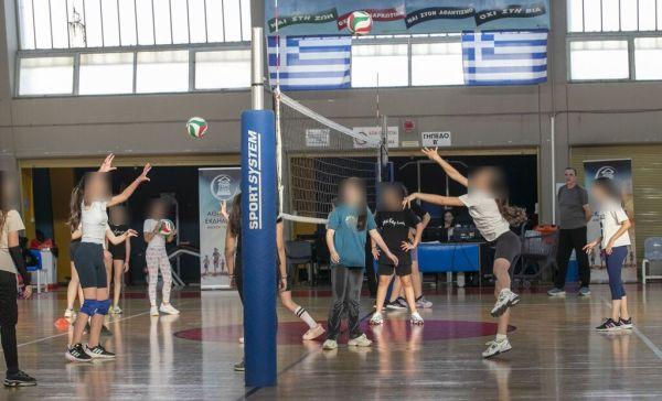 Ενθουσιασμός και χαμόγελα στην ετήσια εκδήλωση των δημοτικών τμημάτων μπάσκετ, βόλεϊ Ενθουσιασμός και χαμόγελα στην ετήσια εκδήλωση των δημοτικών τμημάτων μπάσκετ, βόλεϊ