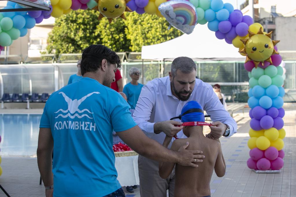 Με τη συμμετοχή 500 παιδιών οι ετήσιες εκδηλώσεις των δημοτικών τμημάτων ποδοσφαίρου και κολύμβησης