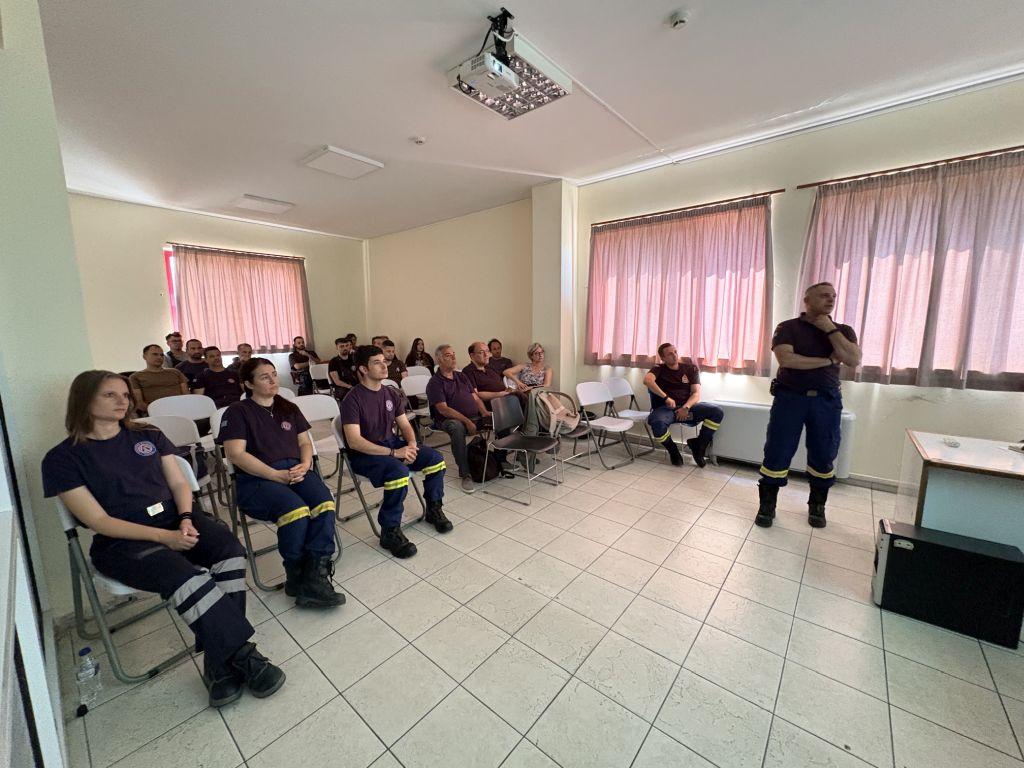 Πρώτη συνάντηση και εκπαίδευση των νεοπροσληφθέντων πυρασφάλειας για την Αντιπυρική Περίοδο 2026