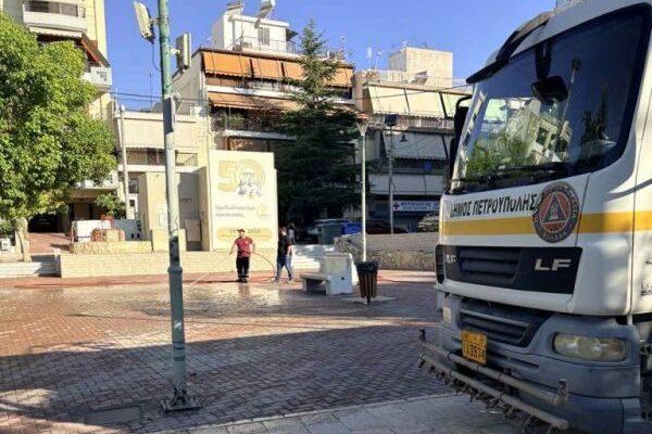 Εκτεταμένες εργασίες καθαρισμού δρόμων, πλατειών και κοινόχρηστων χώρων στον Δήμο μας Εκτεταμένες εργασίες καθαρισμού δρόμων, πλατειών και κοινόχρηστων χώρων στον Δήμο μας