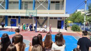 Αγιασμό στο νεόδμητο «σπίτι» του έκανε το 2ο Λύκειο