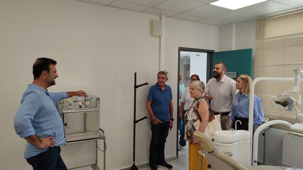 Επίσκεψη του Δημάρχου Πετρούπολης στο Πολυδύναμο Περιφερειακό Ιατρείο
