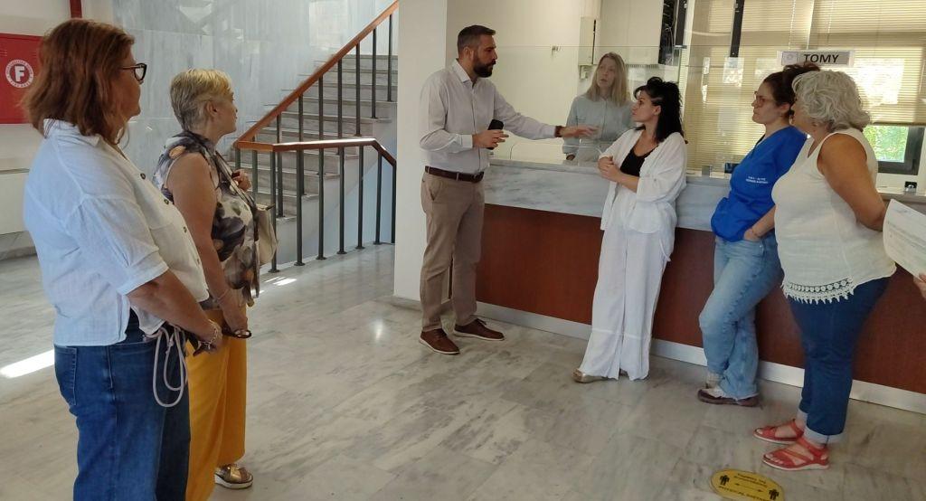 Επίσκεψη του Δημάρχου Πετρούπολης στο Πολυδύναμο Περιφερειακό Ιατρείο